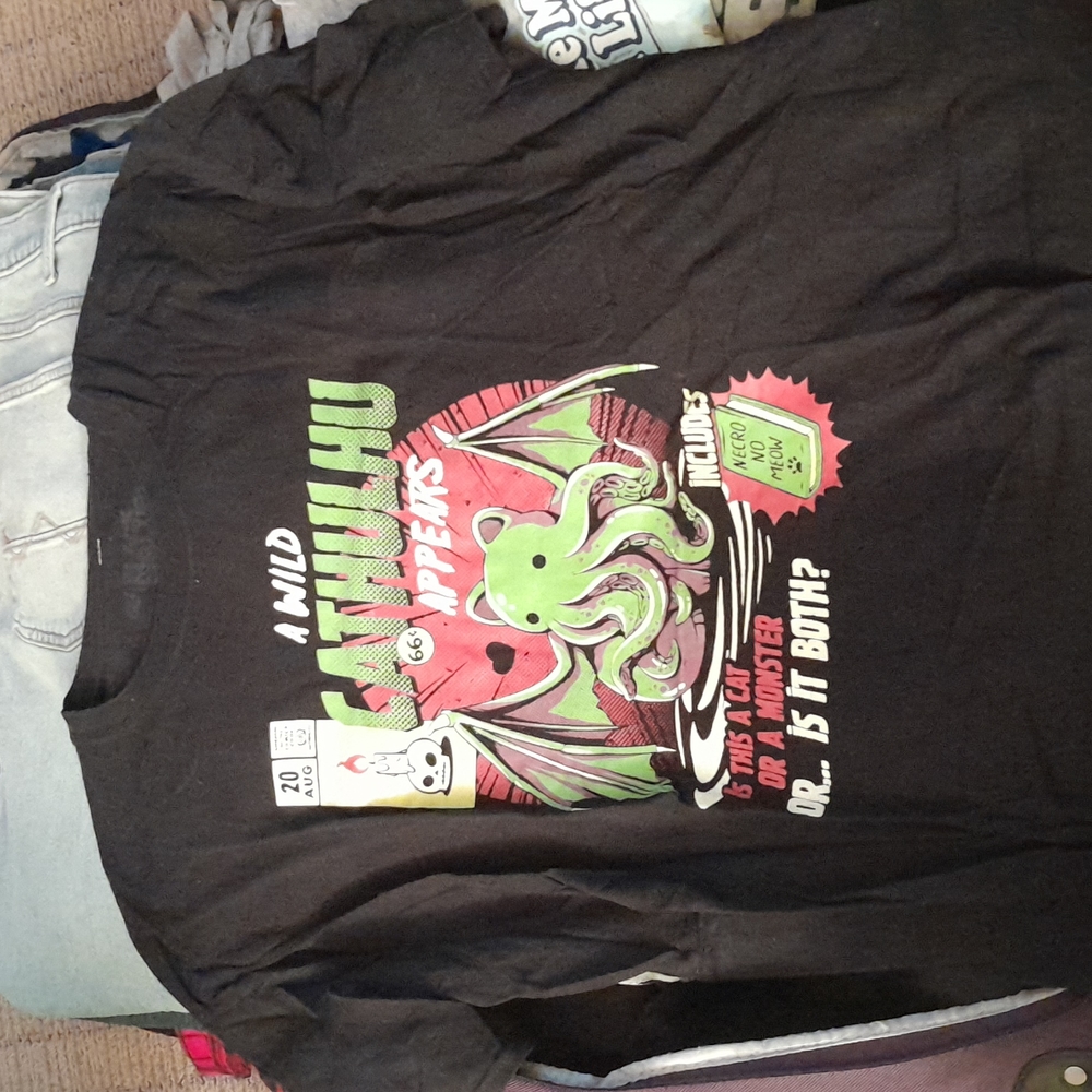 2XL Cathulhu tee shirt